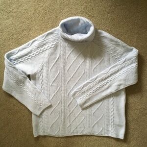 CeCe powder blue size M turtleneck sweater NWOT